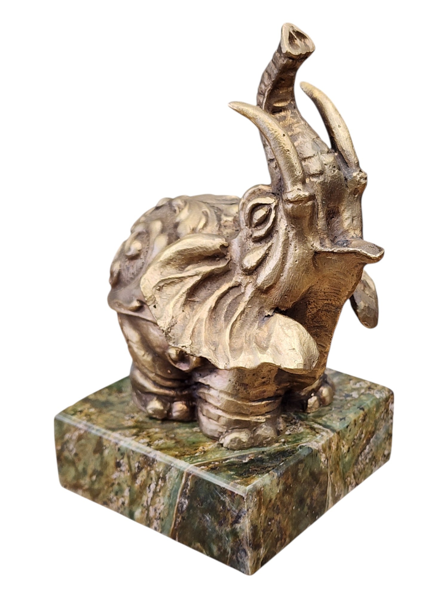 ISRAEL RUFIN (Rufo) (Cuban Art) Elephant Bronze Sculpture (1 of 2)