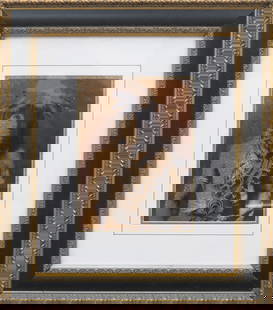 A Walpi Snake Priest Framed Photograph: 7.75" x 5.75", with frame 15" x 13.25" , excellent condition