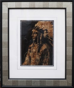 Indian Chief Framed Photograph
