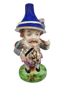 "Grotesque Punch" porcelain dwarf figurine