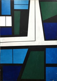 Mijares oil on canvas painting
