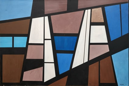 Mijares oil on canvas painting