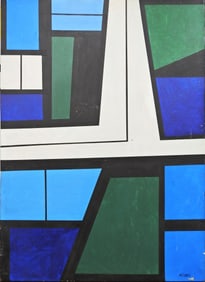Mijares oil on canvas painting
