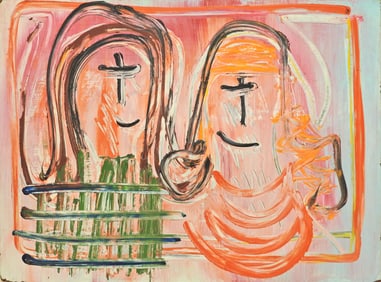 oil on board unkwon artist