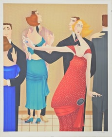 Laura Beatty, John Fehling Lithograph Modernism Dancers