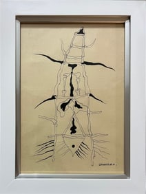 Jorge Camacho ink 15?x10.5? atrib