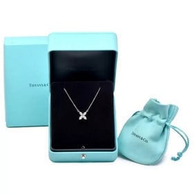 Tiffany & Co Large Victoria 0.81ct Diamond Platinum Necklace