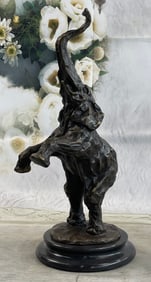 Milo Elephant Bronze Statue