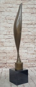 Bird in Space (1923) - Abstract Bronze Sculpture Statue by Constantin Brancusi