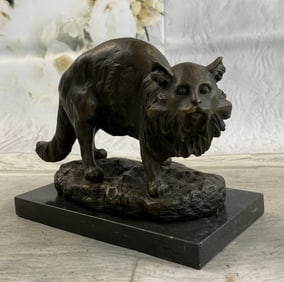 Jonchery Persian Cat Bronze Statue