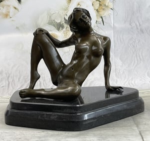 OLIVIONO EROTIC FEMALE BRONZE SCULPTURE