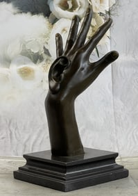 MILO ABSTRACT MARBLE BASE SCULPTURE