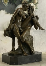 J. Mavchi Erotic Demon Satyr Devil Sculpture