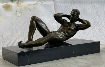 Mavchi Erotic Model Bronze Sculpture