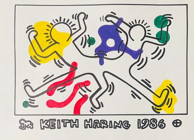 Keith Haring (attributed)