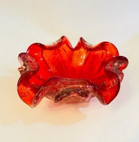 Pair of crystal  dish