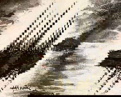 Eddy Cortada: Oil on masonite 60 cm x 80 cm