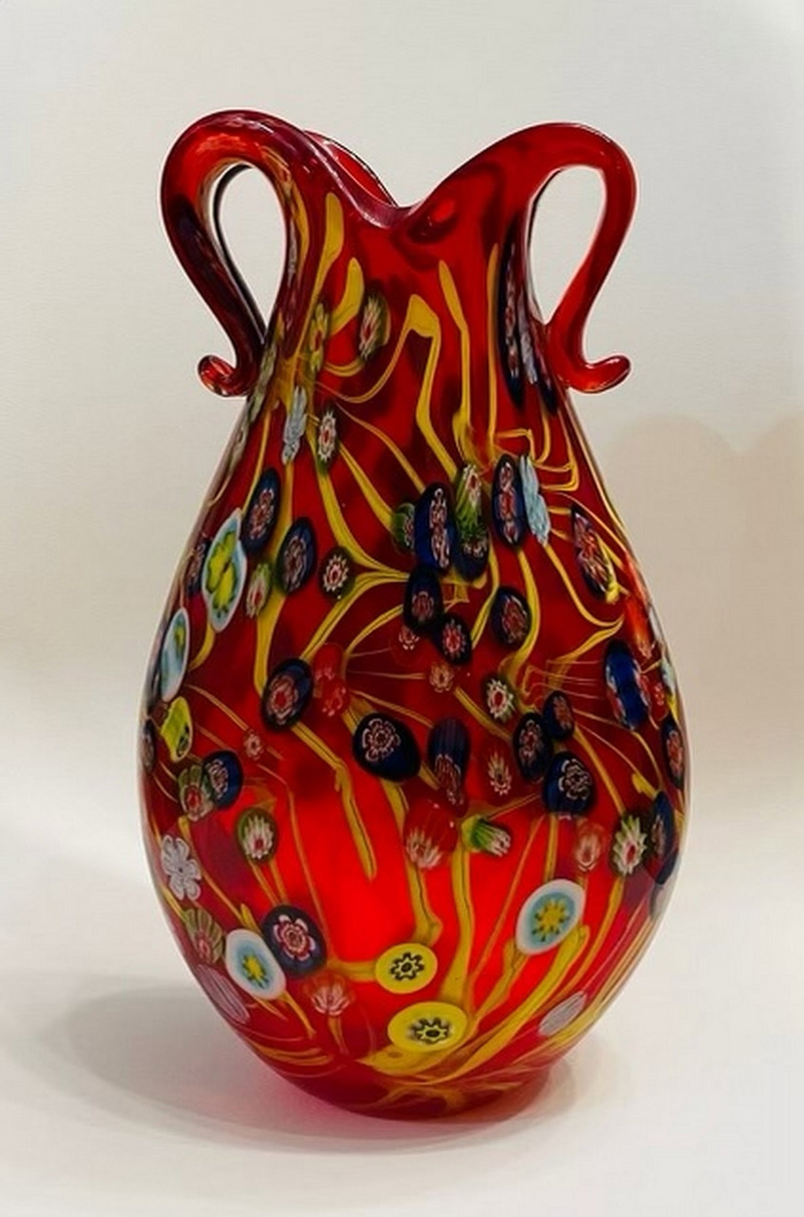 Murano Vase: 30 x 27 x 7 cm