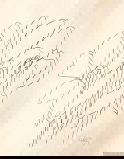 Ellsworth Kelly (manner): 11. 8.5 inches. Pencil on Paper.