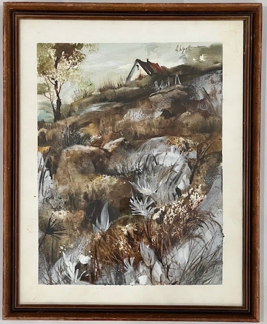 Rockwell Kent atrib: Mix media paper 5.5?x9?