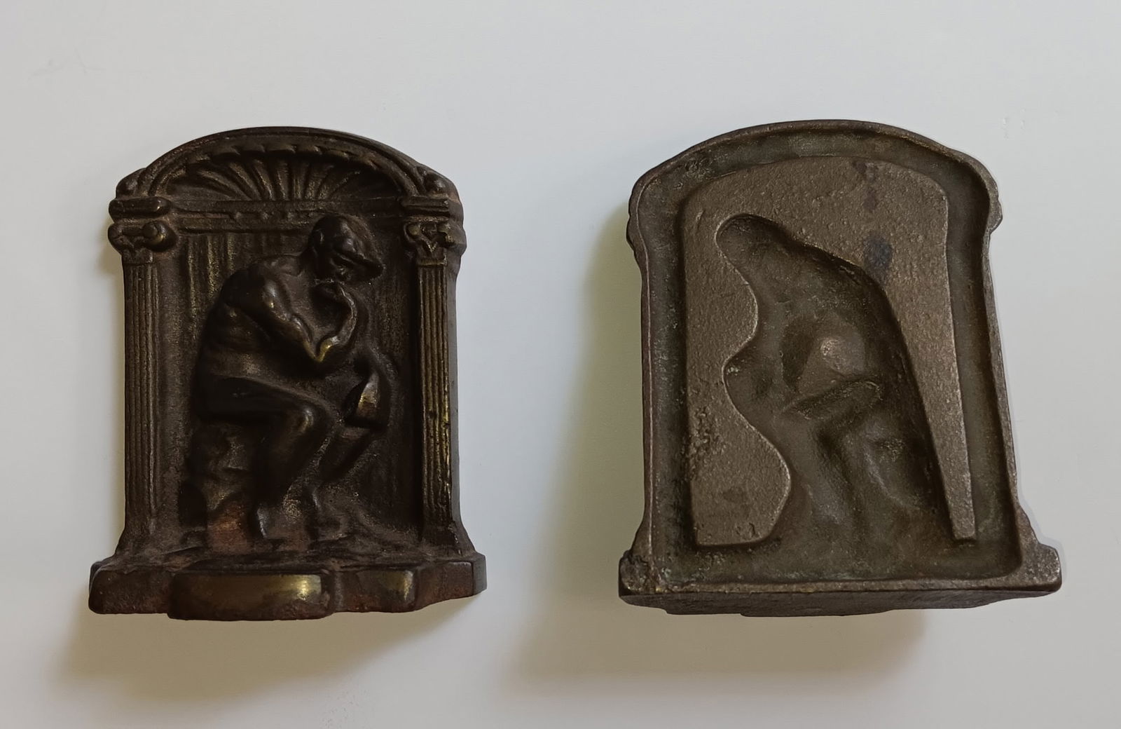 Bronze Bookends: 1940 5 x4 x 2