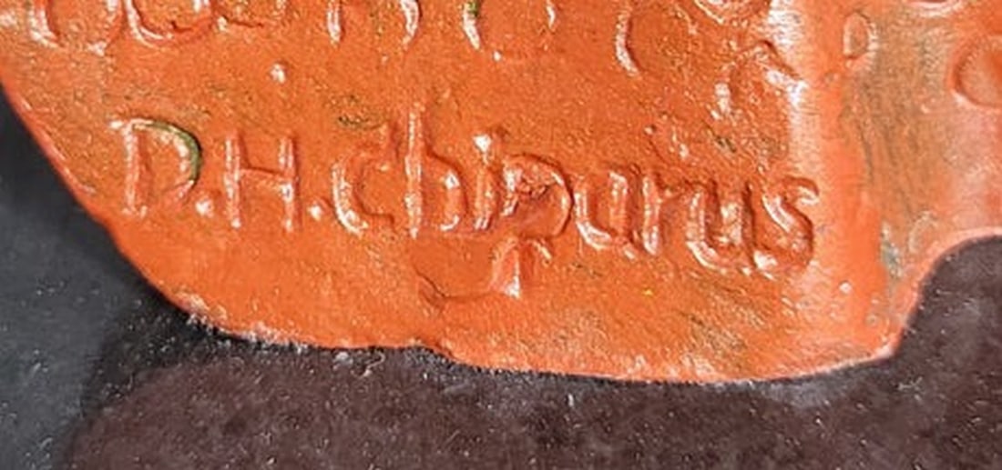 Signed D.H.Chiparus bronze statue Bronze - 4