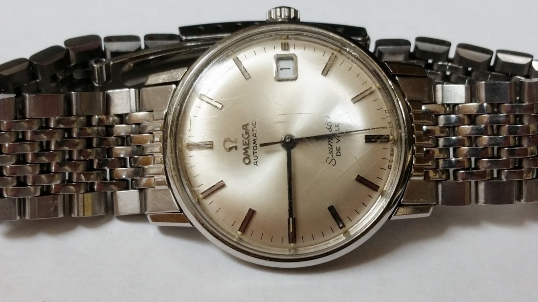 Mens Original 1969 Omega Seamaster DeVille Automatic: Mens Original 1969 Omega Seamaster DeVille Automatic Stainless 17j Date Watch with original ss band