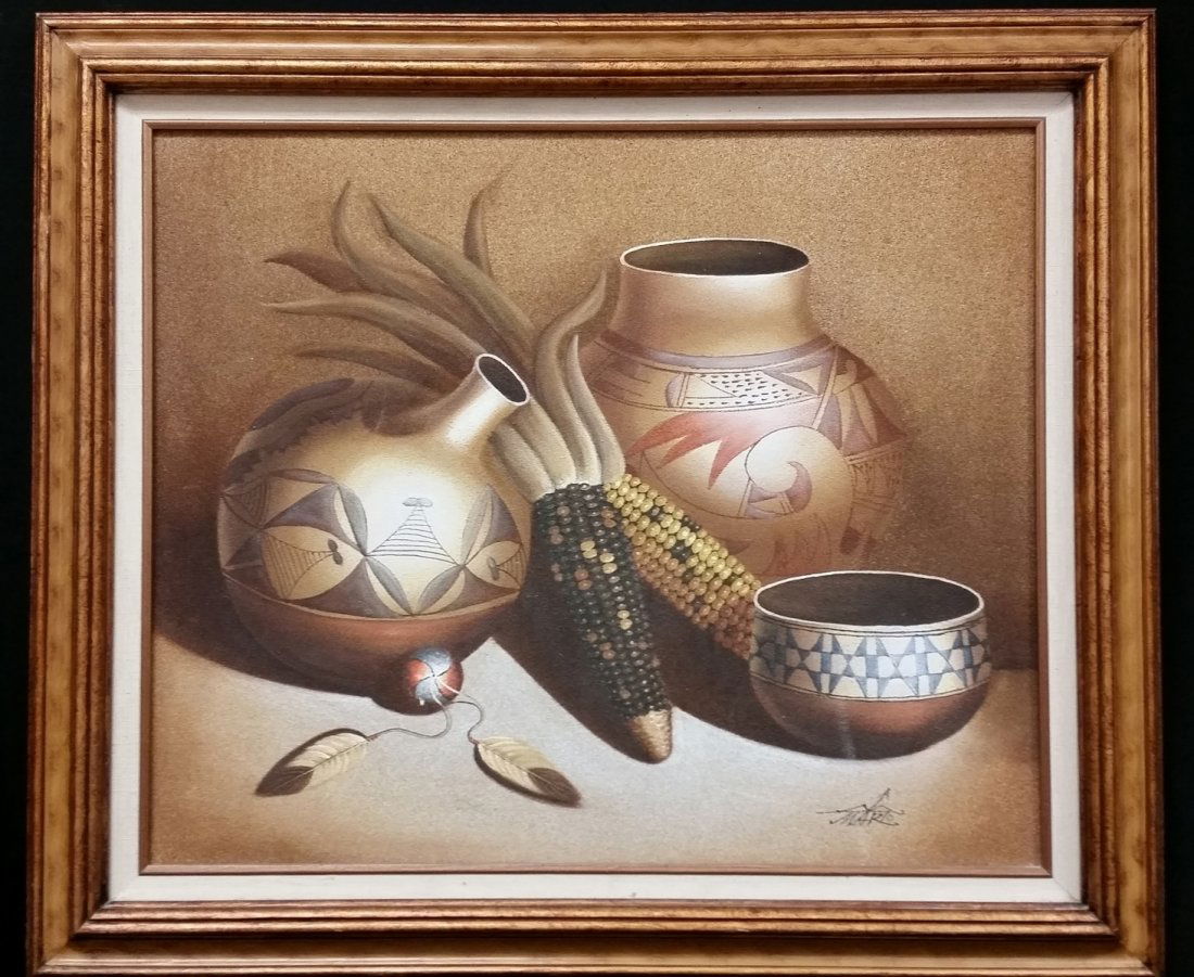 MARIO JUNG SAND PAINTING Jul 20, 2015 Miami Auctions in FL