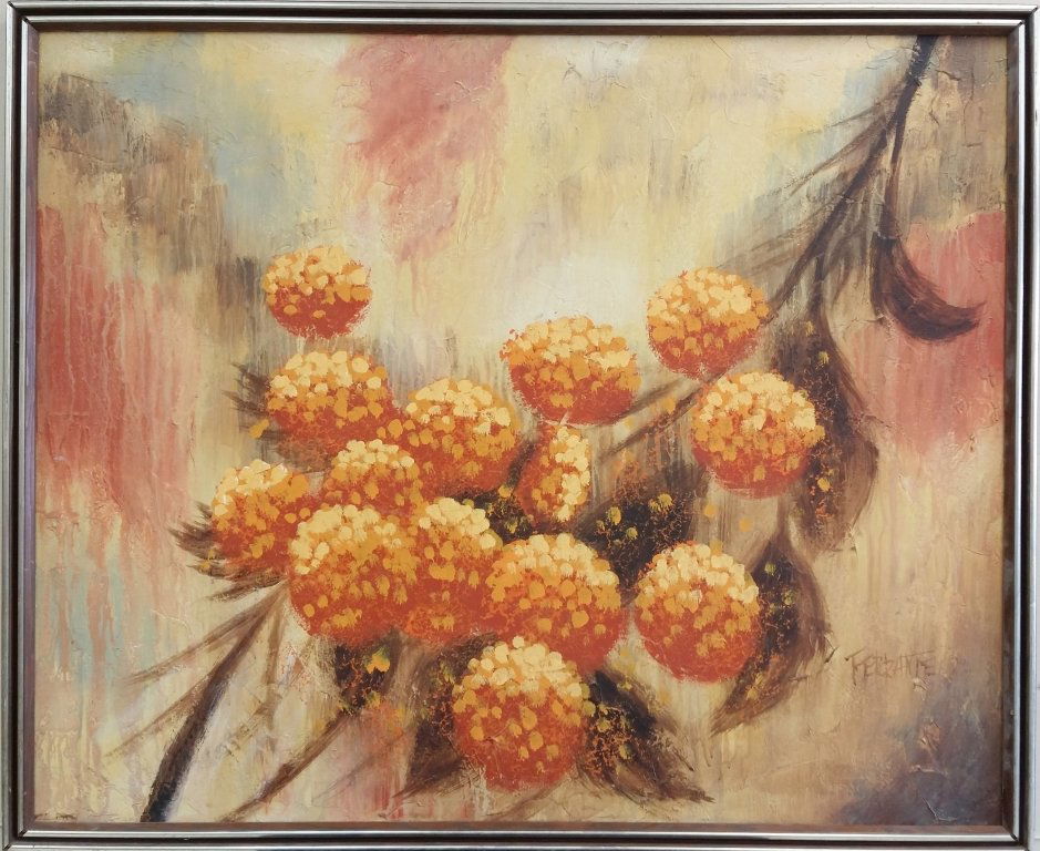 Ferrante oil on canvas signed painting