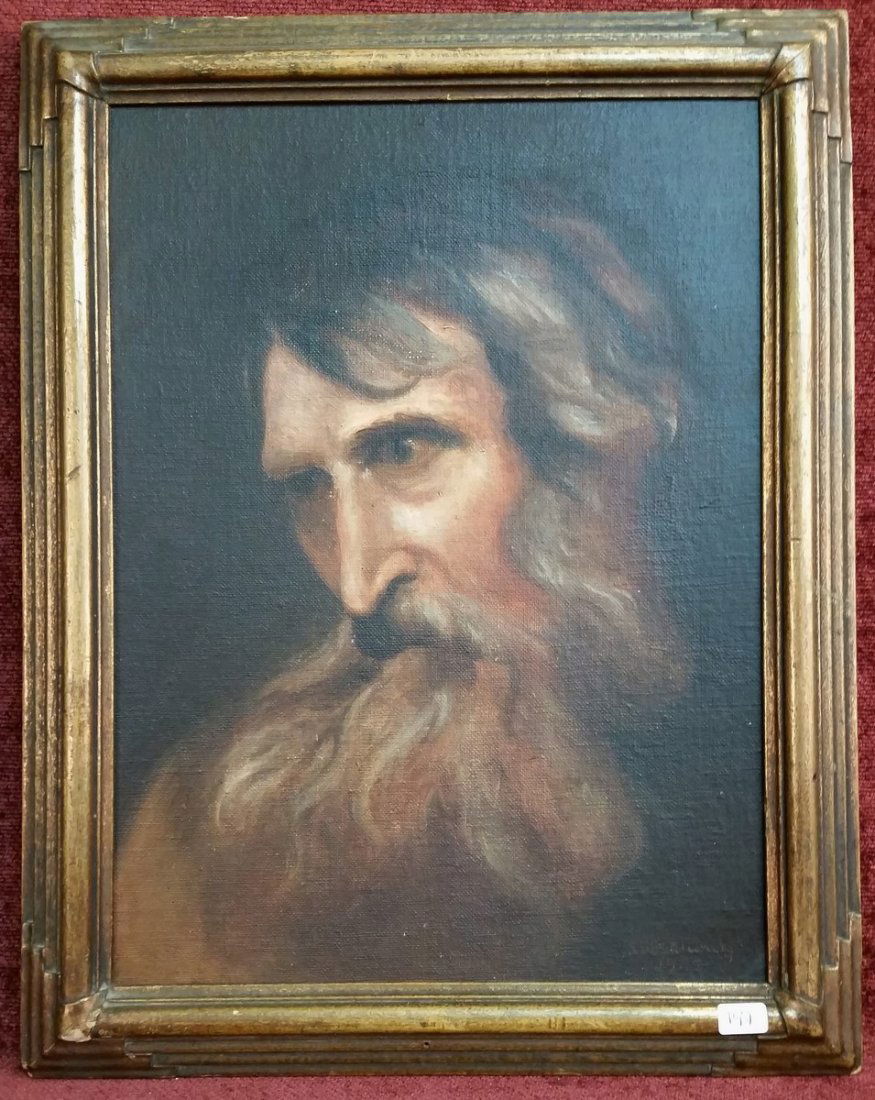 Edvard Munch (1863-1944): oil on board 12" x 9"