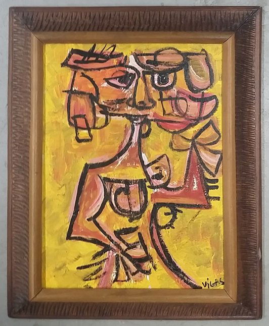 Oswaldo Vigas Oil on Canvas (1 of 1)