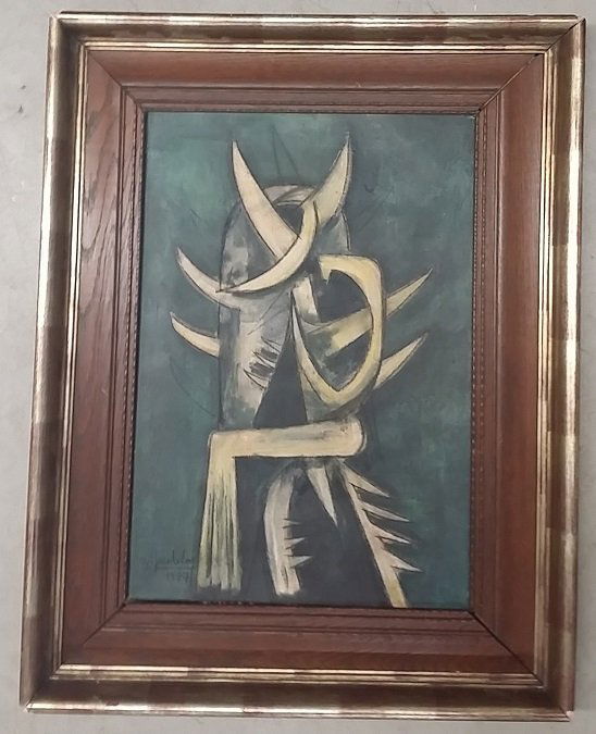 Wifredo Lam 1947 Oil on Canvas (1 of 3)