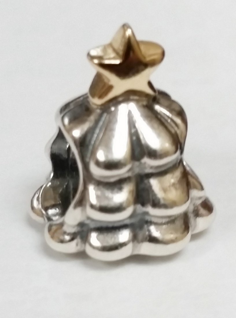 authentic pandora sterling silver 925 & gold charm (1 of 1)