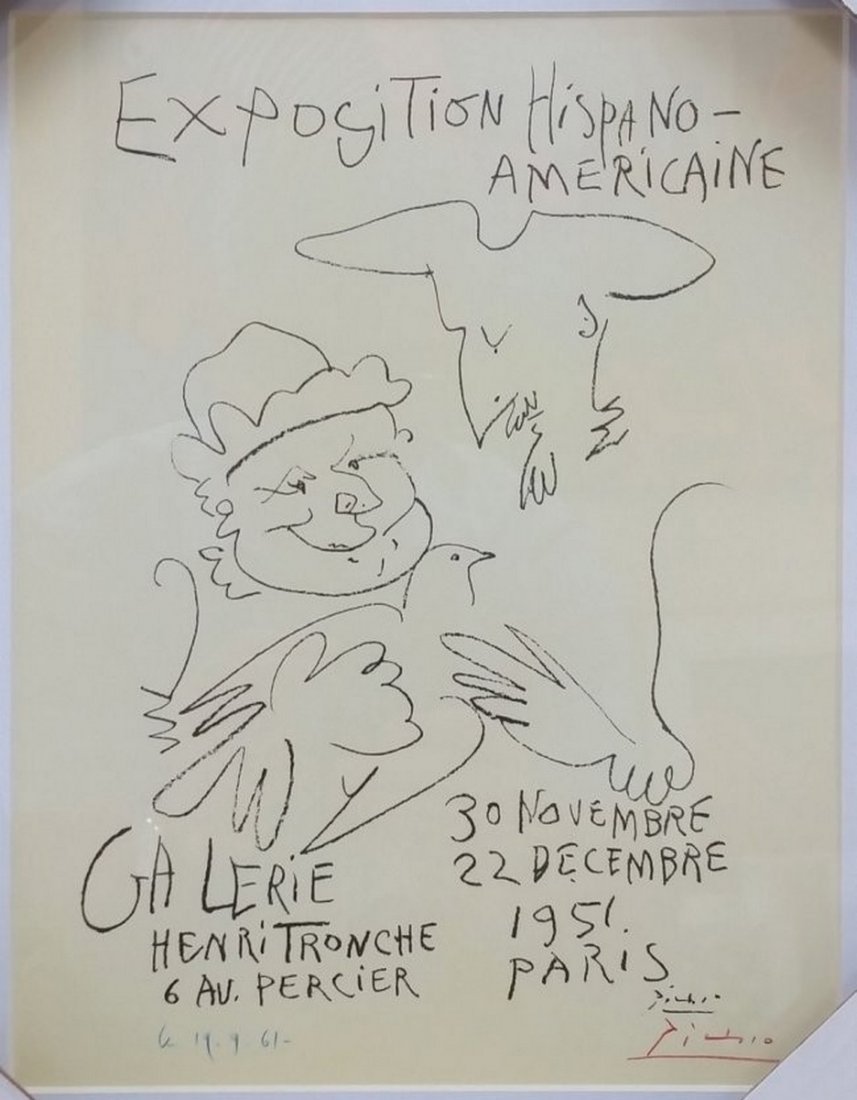 PICASSO LITHOGRAPH POSTER (1 of 2)