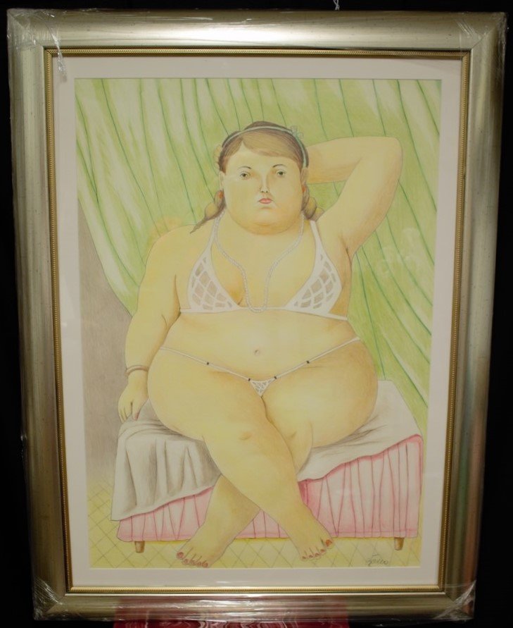 BOTERO PASTEL ON PAPER (1 of 3)