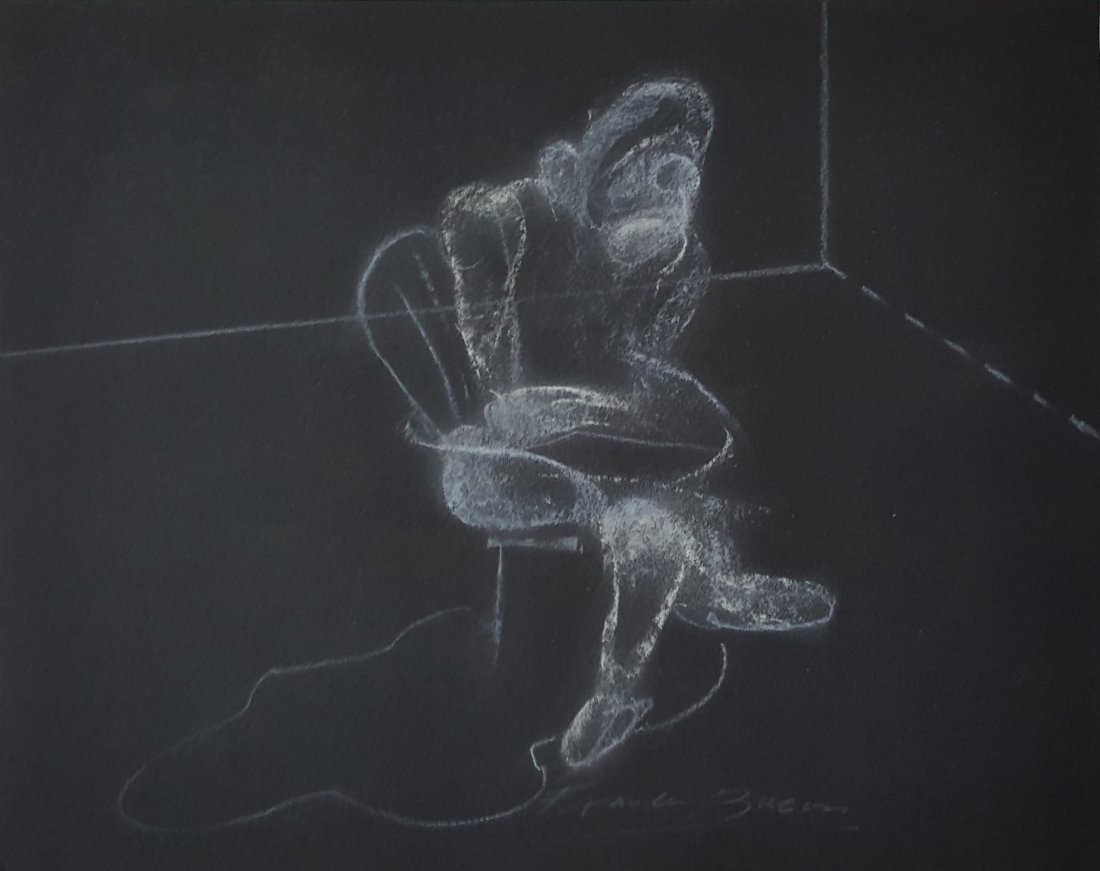 Francis Bacon: pastel on paper 10 x 12.5 in. private collection