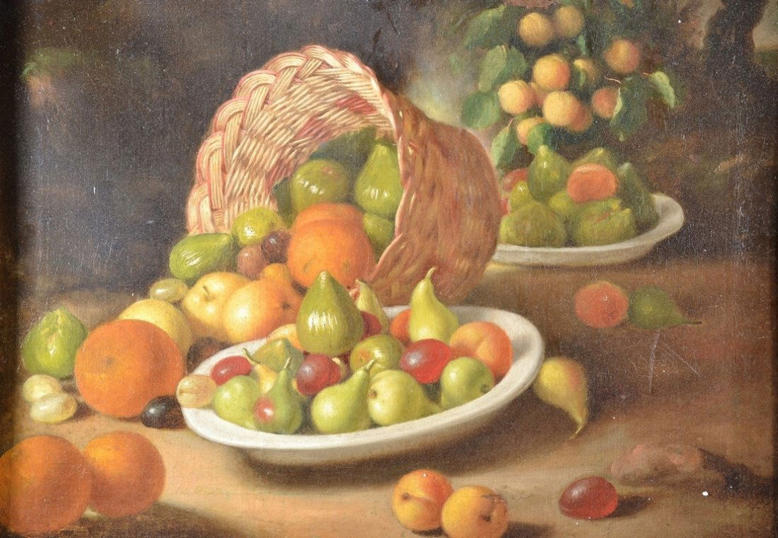 Luis MELENDEZ (Attrib.) (1716-1780): oil on canvas framed painting 24" x 19.5"