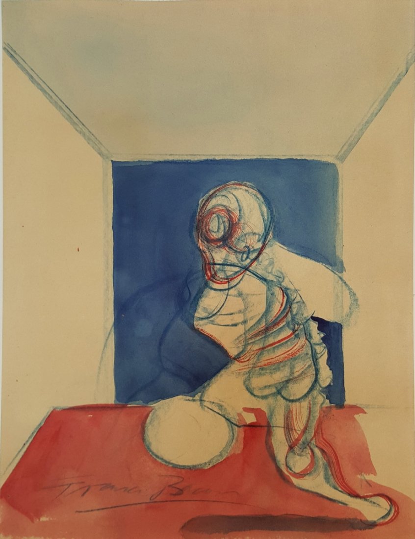 Francis BACON (1909-1992)Dublin, Ireland: Gouache on paper 14.3/8 x 11.1/8 in. Private collection