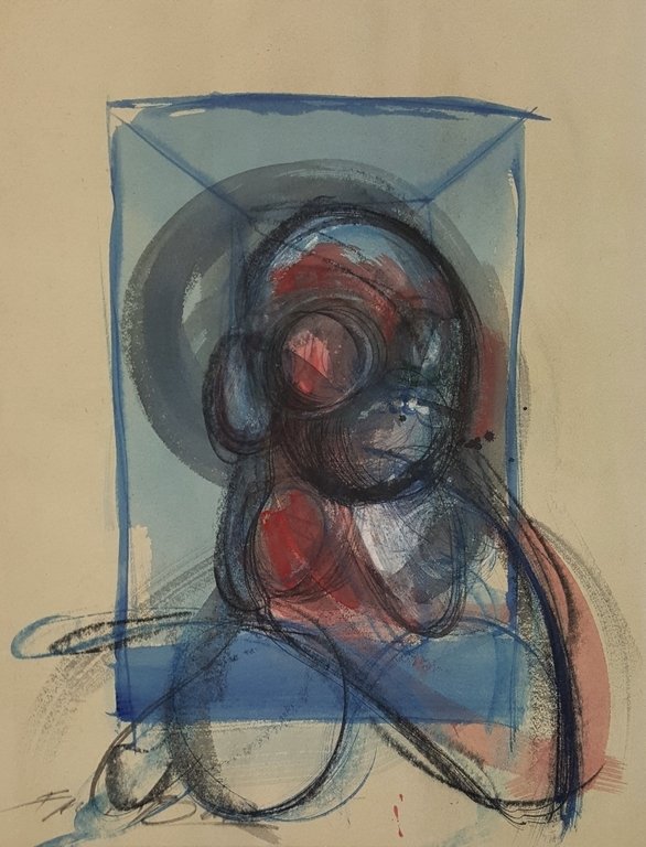 Francis BACON (1909-1992)Dublin, Ireland: Gouache on paper 14.1/2 x 11.1/8 in. Private collection