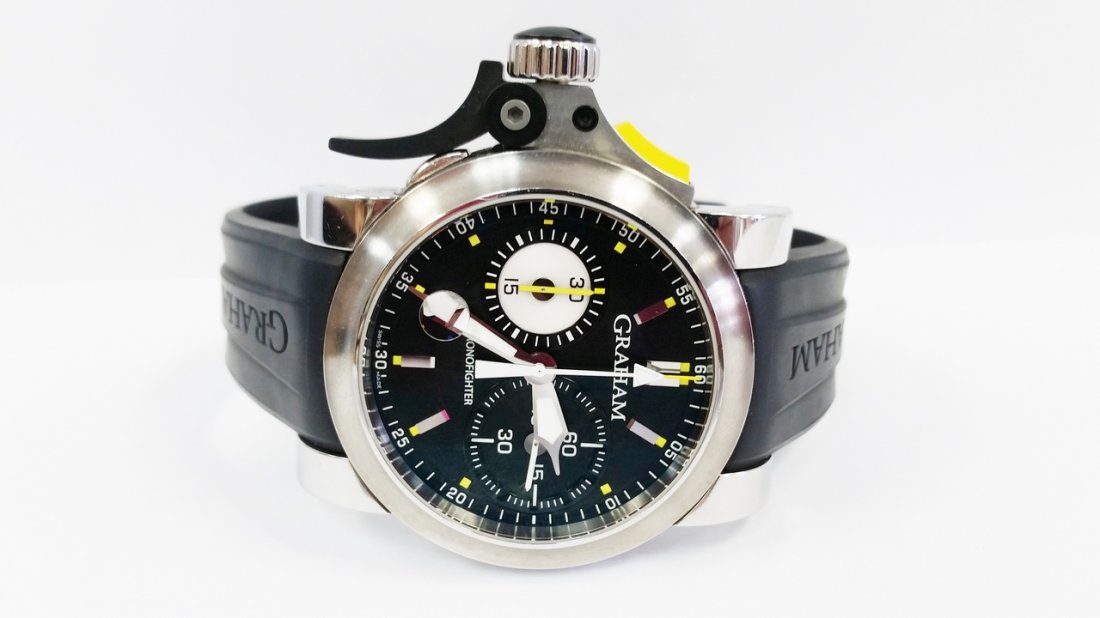 GRAHAM CHRONOFIGHTER TRIGGER CHRONOGRAPH WATCH (1 of 8)