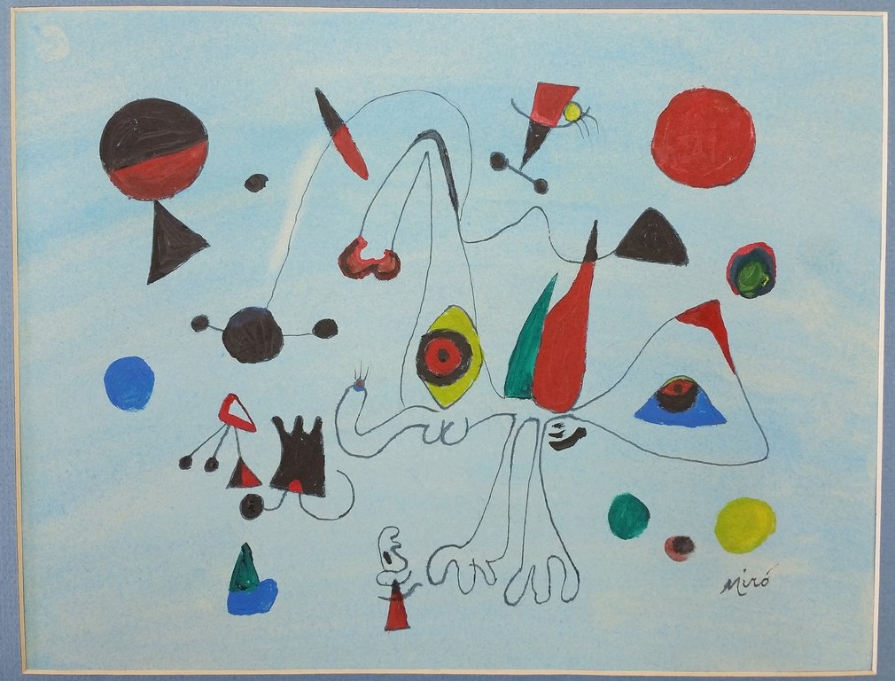 MIRO MIXED MEDIA ON PAPER (1 of 2)