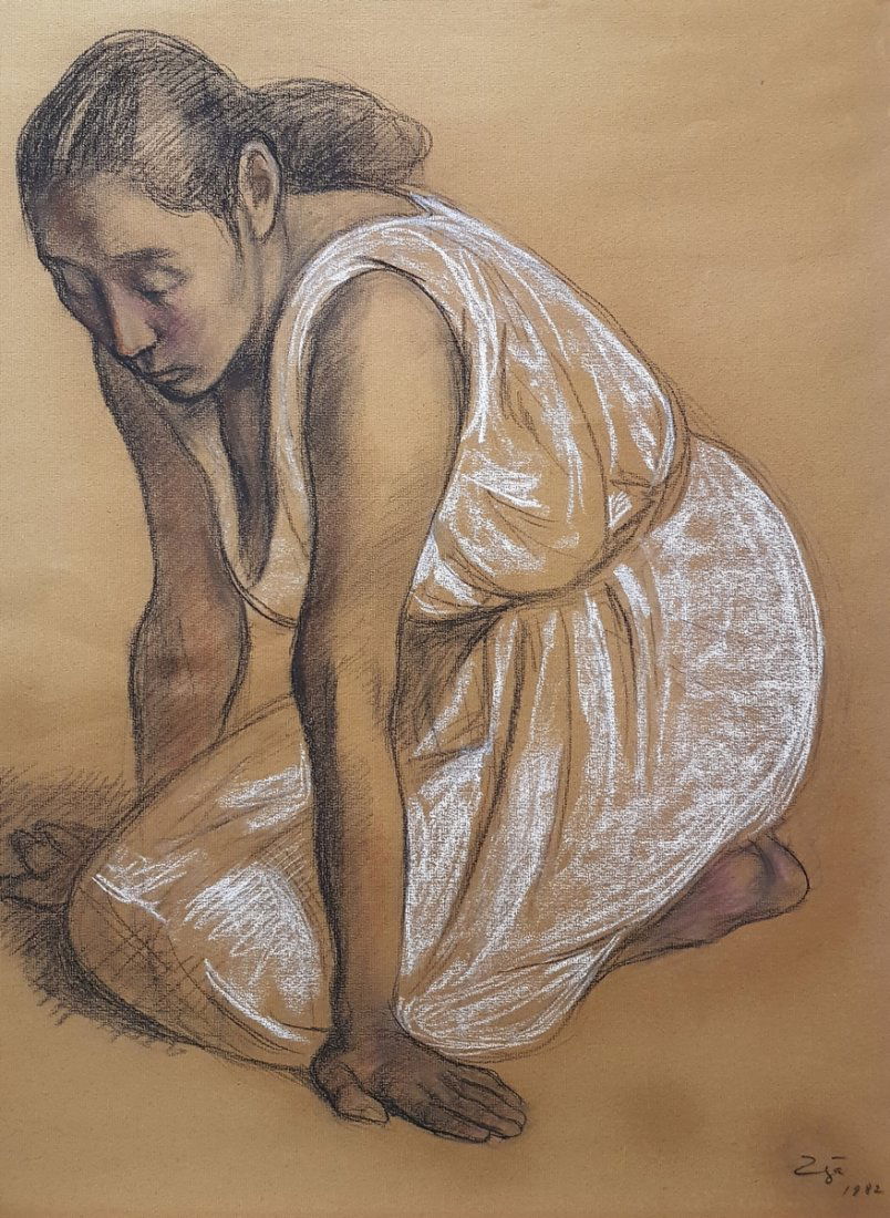 Francisco ZUNIGA (1912-1998) PAINTING (1 of 2)