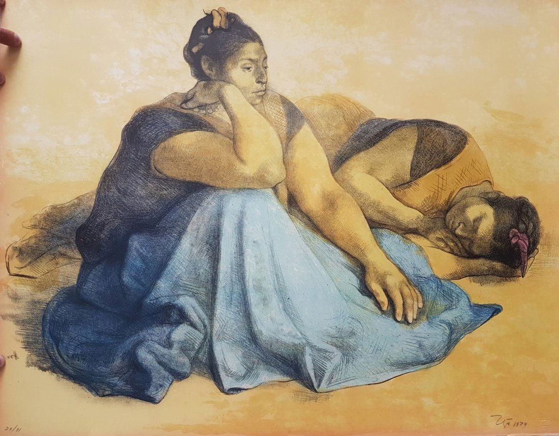 Francisco ZUNIGA (1912-1998) LITHOGRAPH (1 of 3)