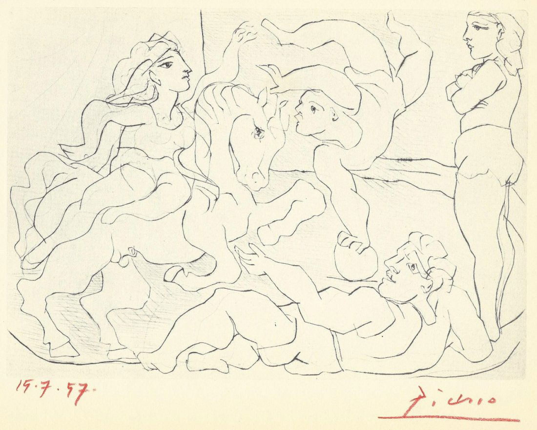 "SUITE VOLLARD" BY PABLO PICASSO SIGNED LITHOGRAPH (1 of 1)