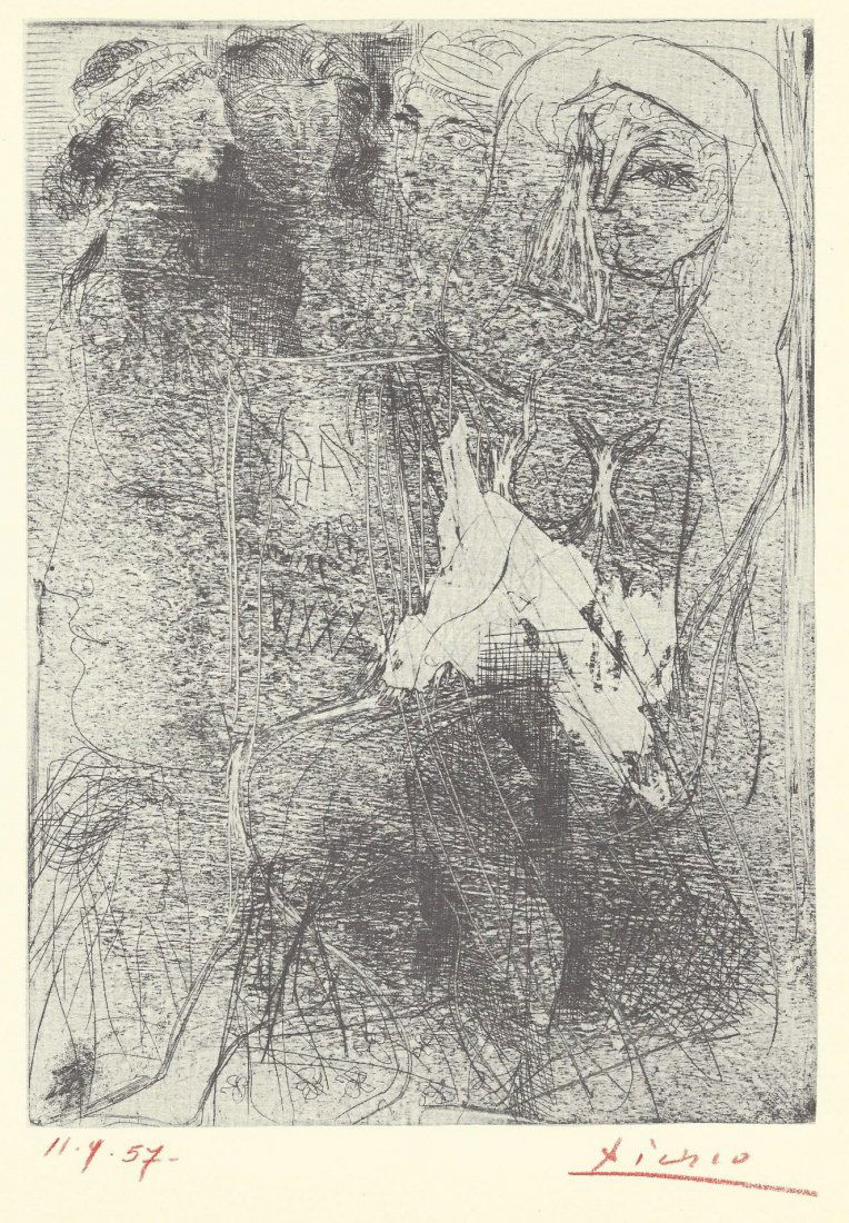 "SUITE VOLLARD" BY PABLO PICASSO SIGNED LITHOGRAPH (1 of 1)