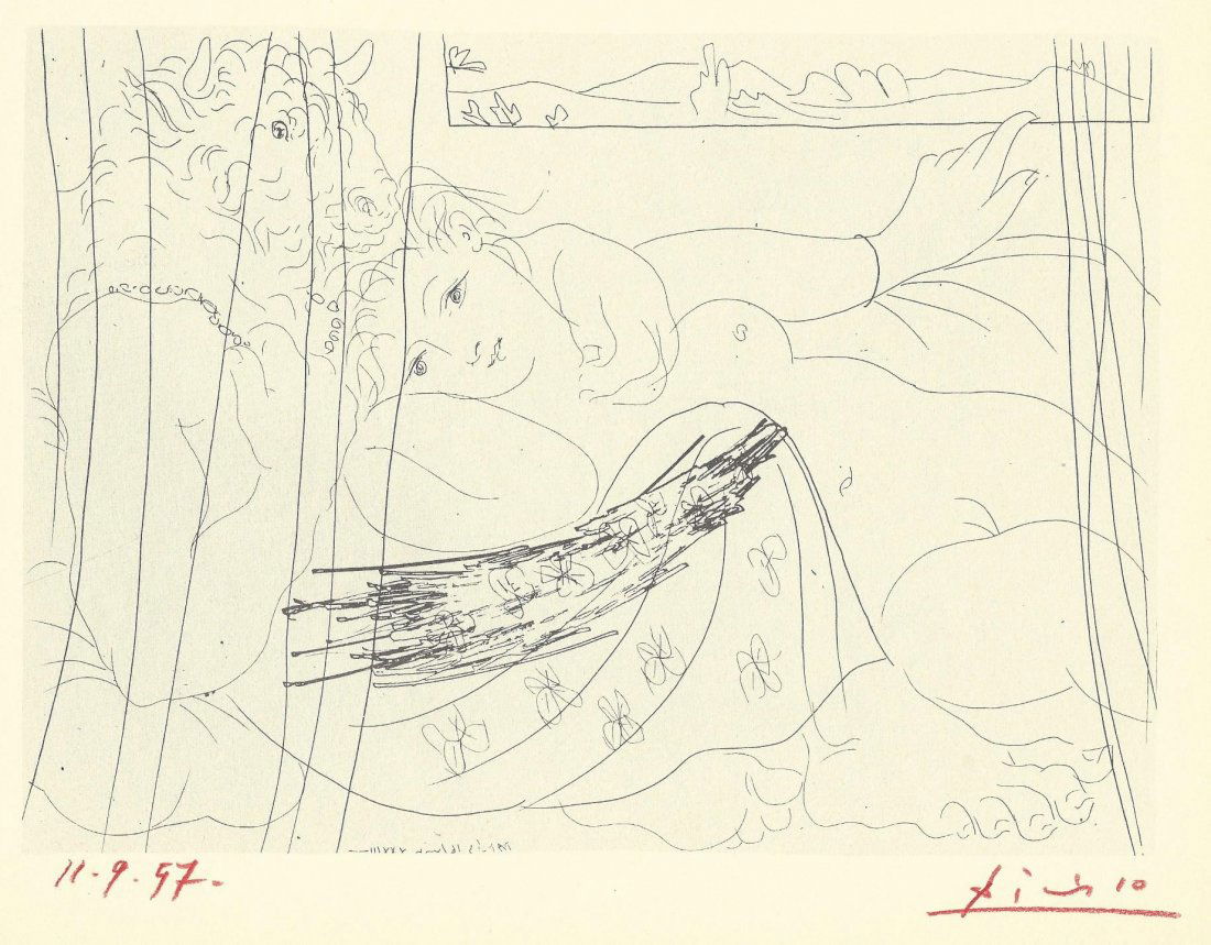 "SUITE VOLLARD" BY PABLO PICASSO SIGNED LITHOGRAPH (1 of 1)