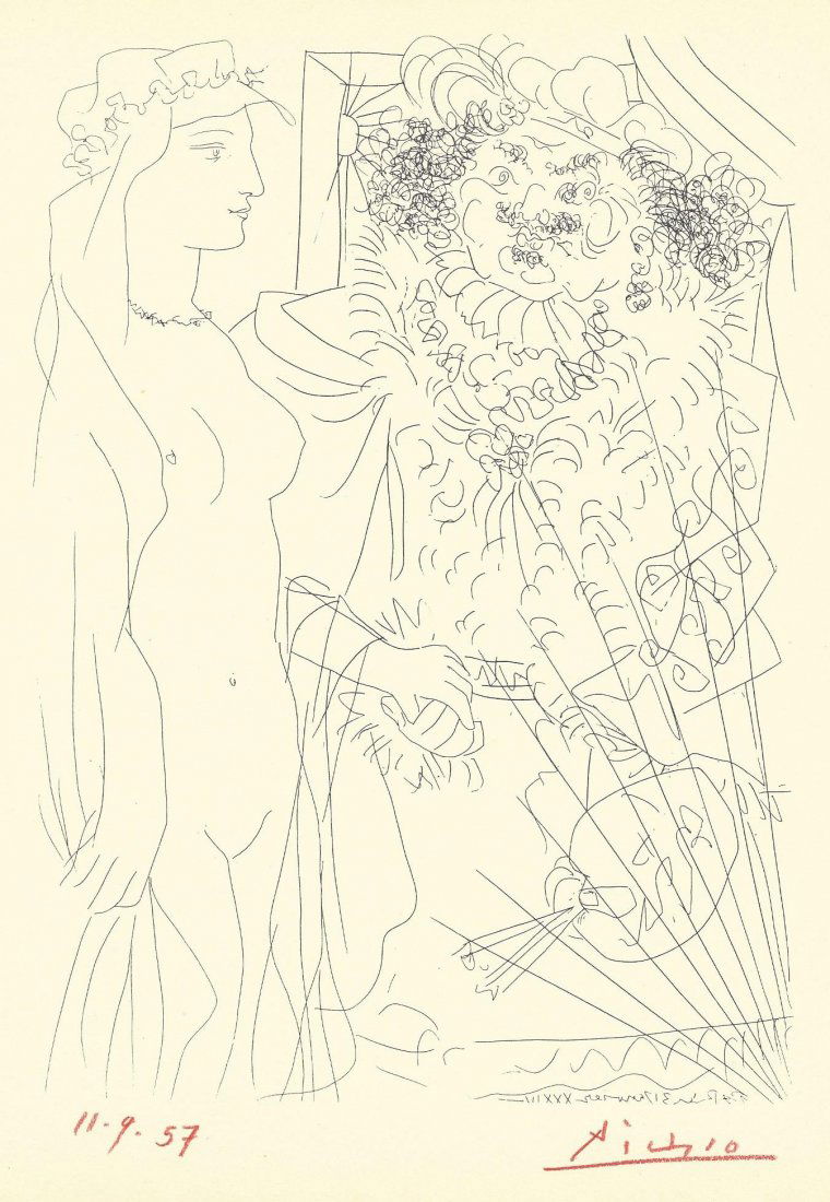 "SUITE VOLLARD" BY PABLO PICASSO SIGNED LITHOGRAPH (1 of 1)