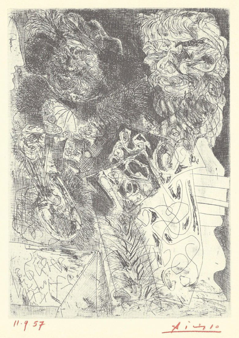 "SUITE VOLLARD" BY PABLO PICASSO SIGNED LITHOGRAPH (1 of 1)