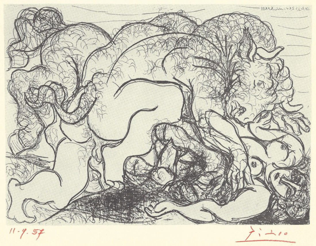 "SUITE VOLLARD" BY PABLO PICASSO SIGNED LITHOGRAPH (1 of 1)