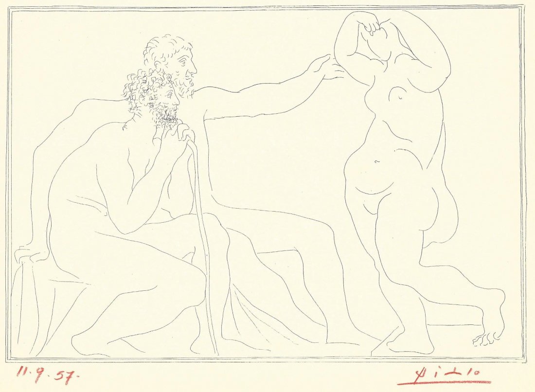 "SUITE VOLLARD" BY PABLO PICASSO SIGNED LITHOGRAPH (1 of 1)